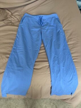 healing hands light blue scrub pants